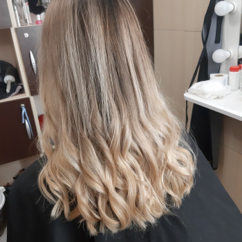 Сложное окрашивание балаяж омбре, фото - Парикмахер Яна