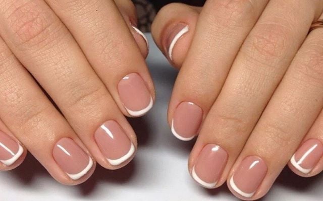 Класичний манікюр на короткі нігті ніжний, фото -  THE Лак