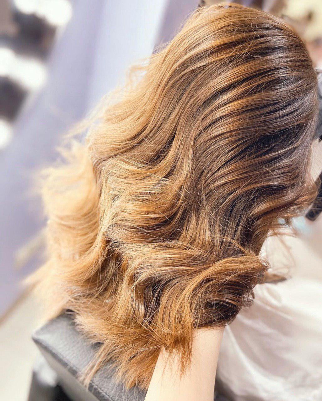 Фарбування балаяж складне темний блонд, фото - Салон краси Sky Beauty Room