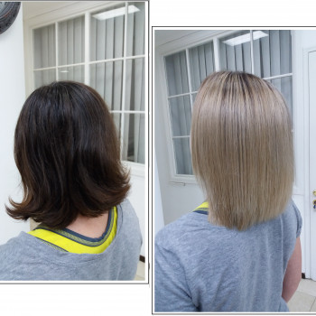 Фарбування у блонд
                    Перукар Вячеслав Київ