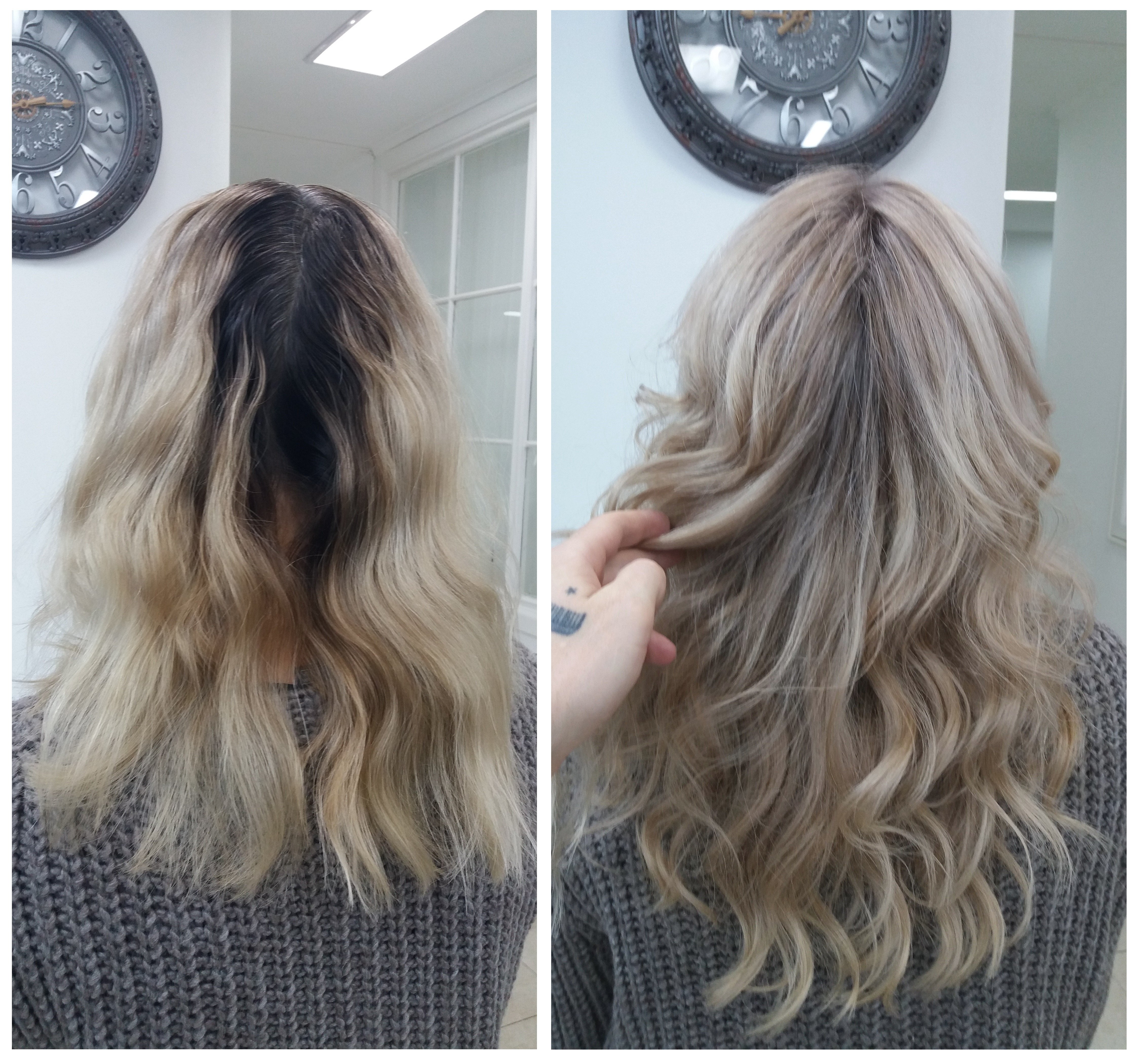 Сложное окрашивание блонд холодный, фото - Парикмахер Вячеслав Бондаренко