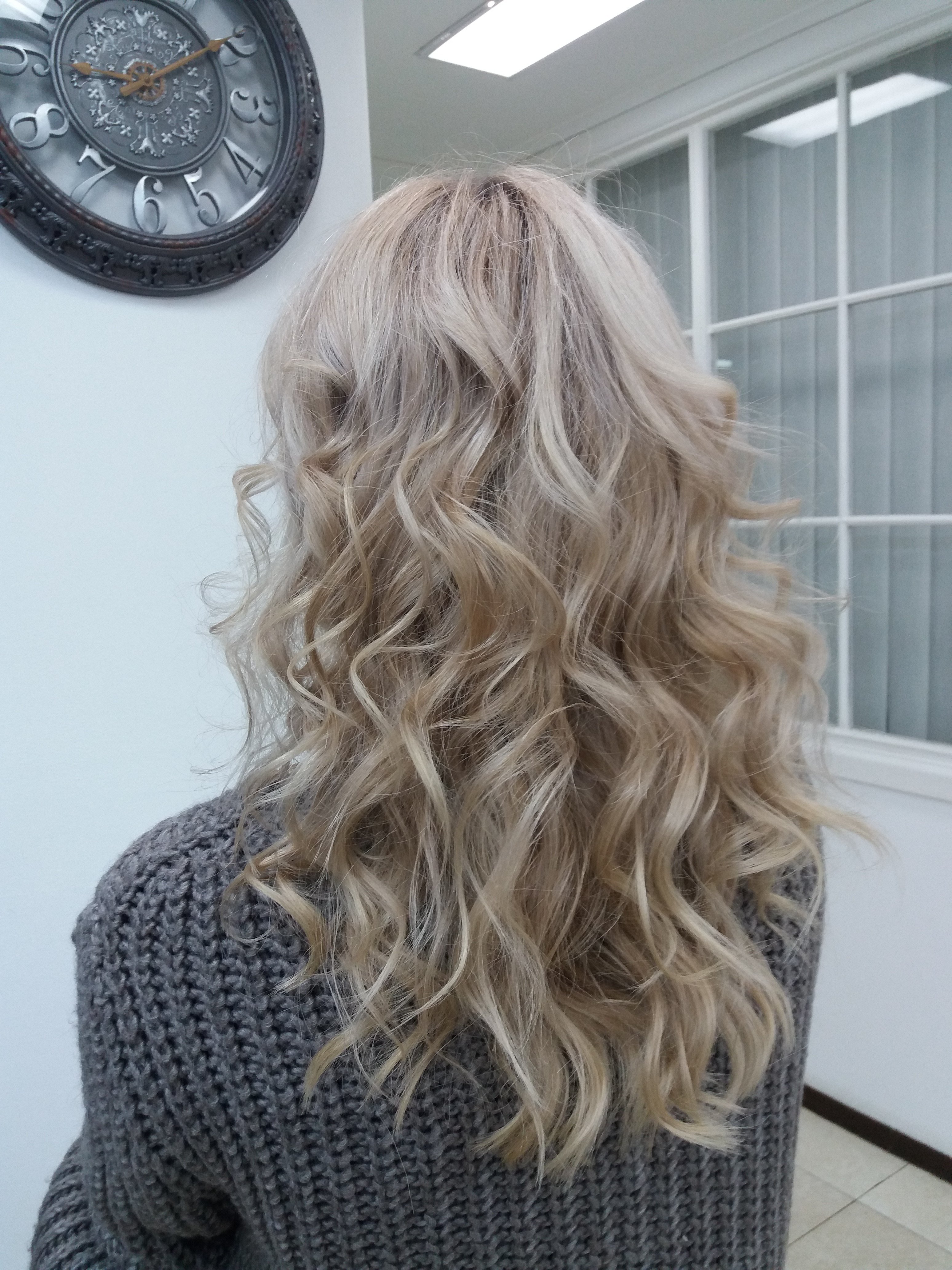 Сложное окрашивание блонд платиновый, фото - Парикмахер Вячеслав Бондаренко