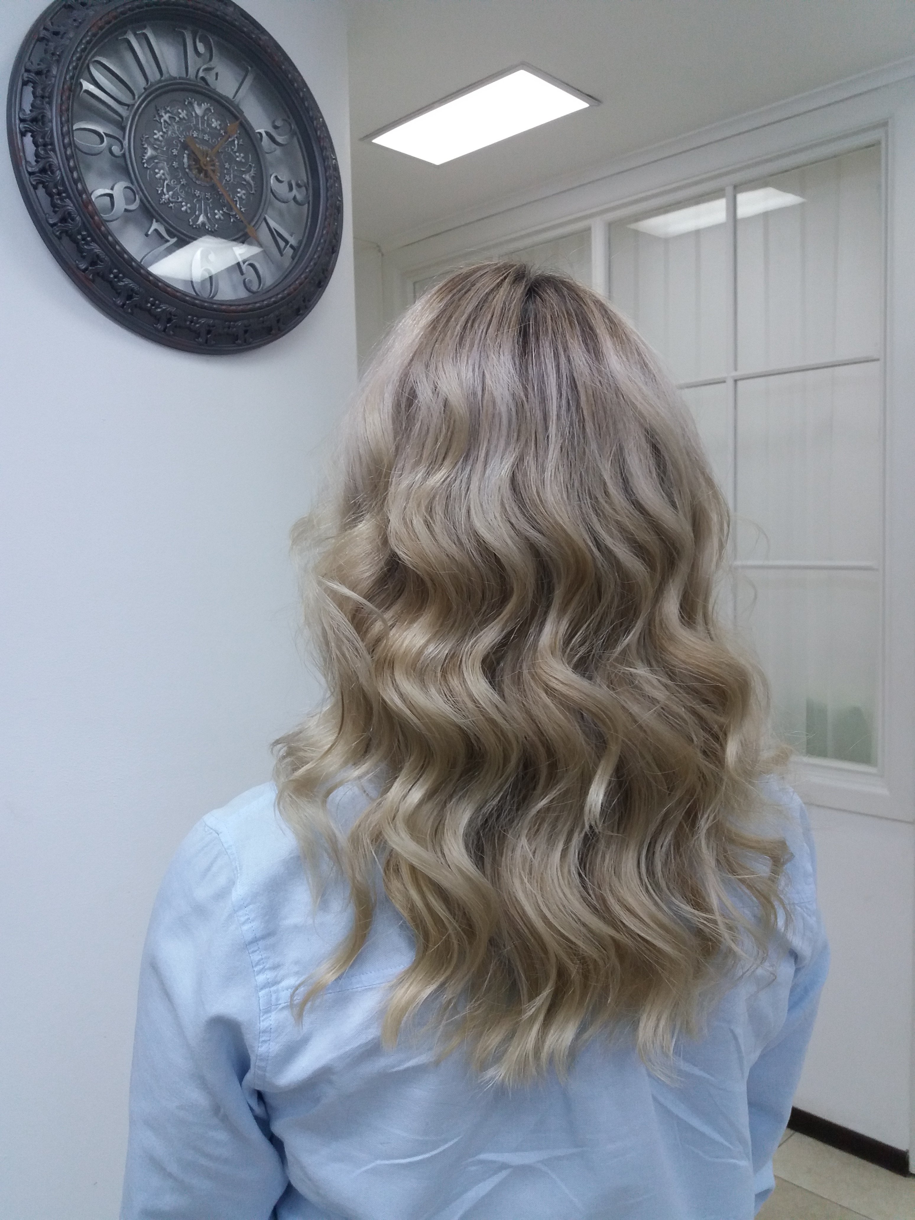 Складне фарбування блонд бежевий, фото - Перукар Вячеслав Бондаренко