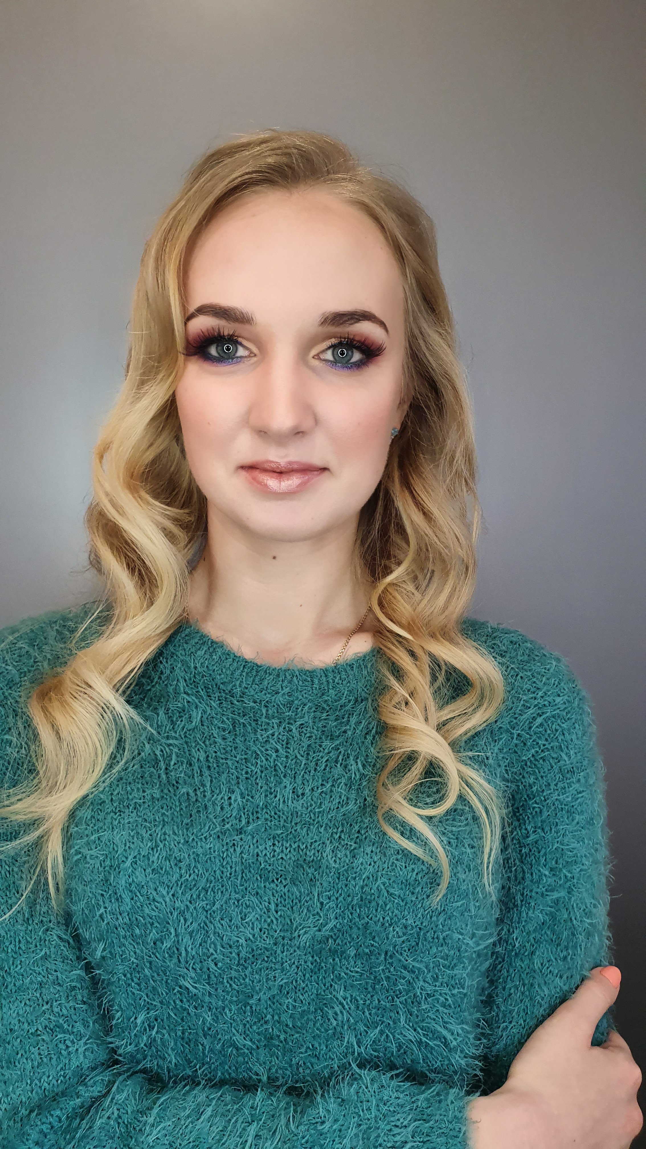 Стрижка на довге волосся рідке укладка, фото - Візажист Тетяна Рiзченко