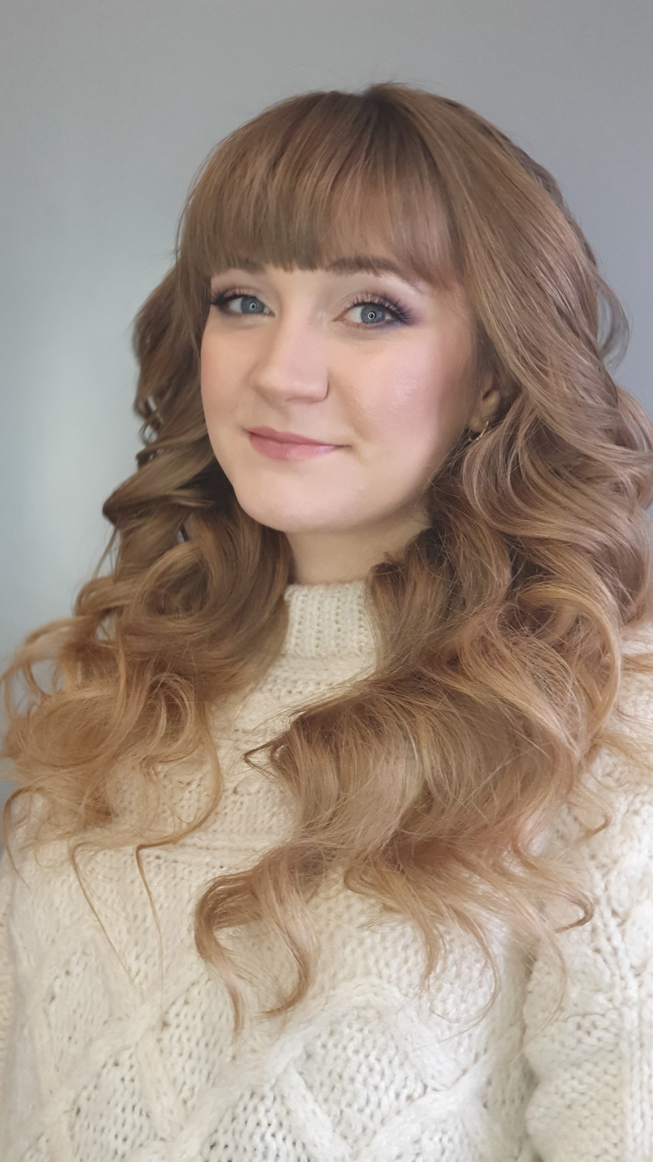 Стрижка на довге волосся з чолкою укладка, фото - Візажист Тетяна Рiзченко