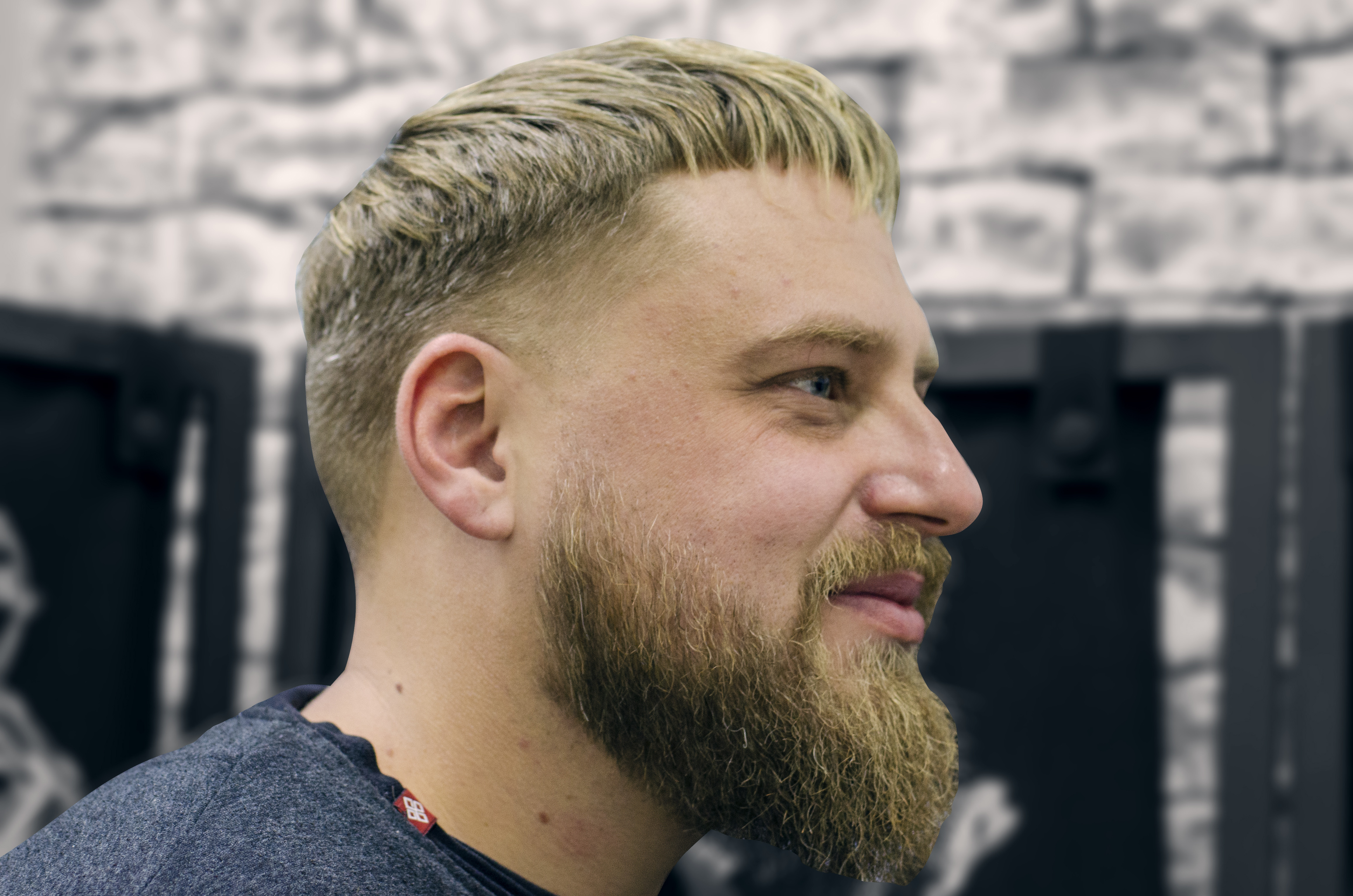 Стрижка кроп фейд, фото - Тату салон Teta Tattoo