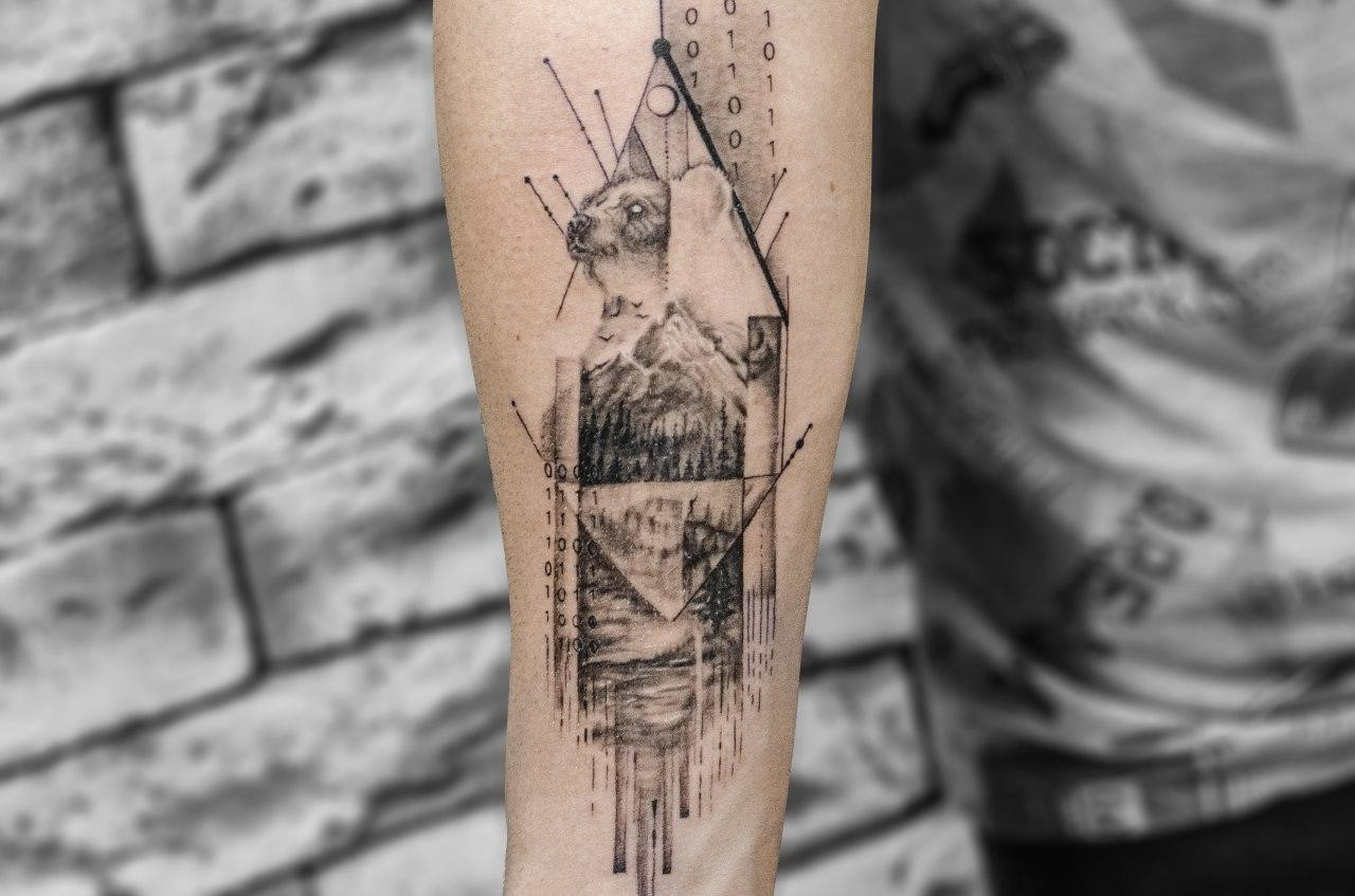 Мужские на предплечье реализм, фото - Тату салон Teta Tattoo