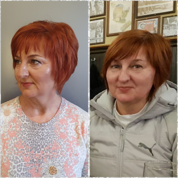 Стрижка пикси короткая женская на короткие волосы, фото - Визажист Татьяна Ризченко