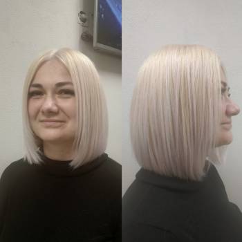 Стрижка, обесцвечивание тонирование