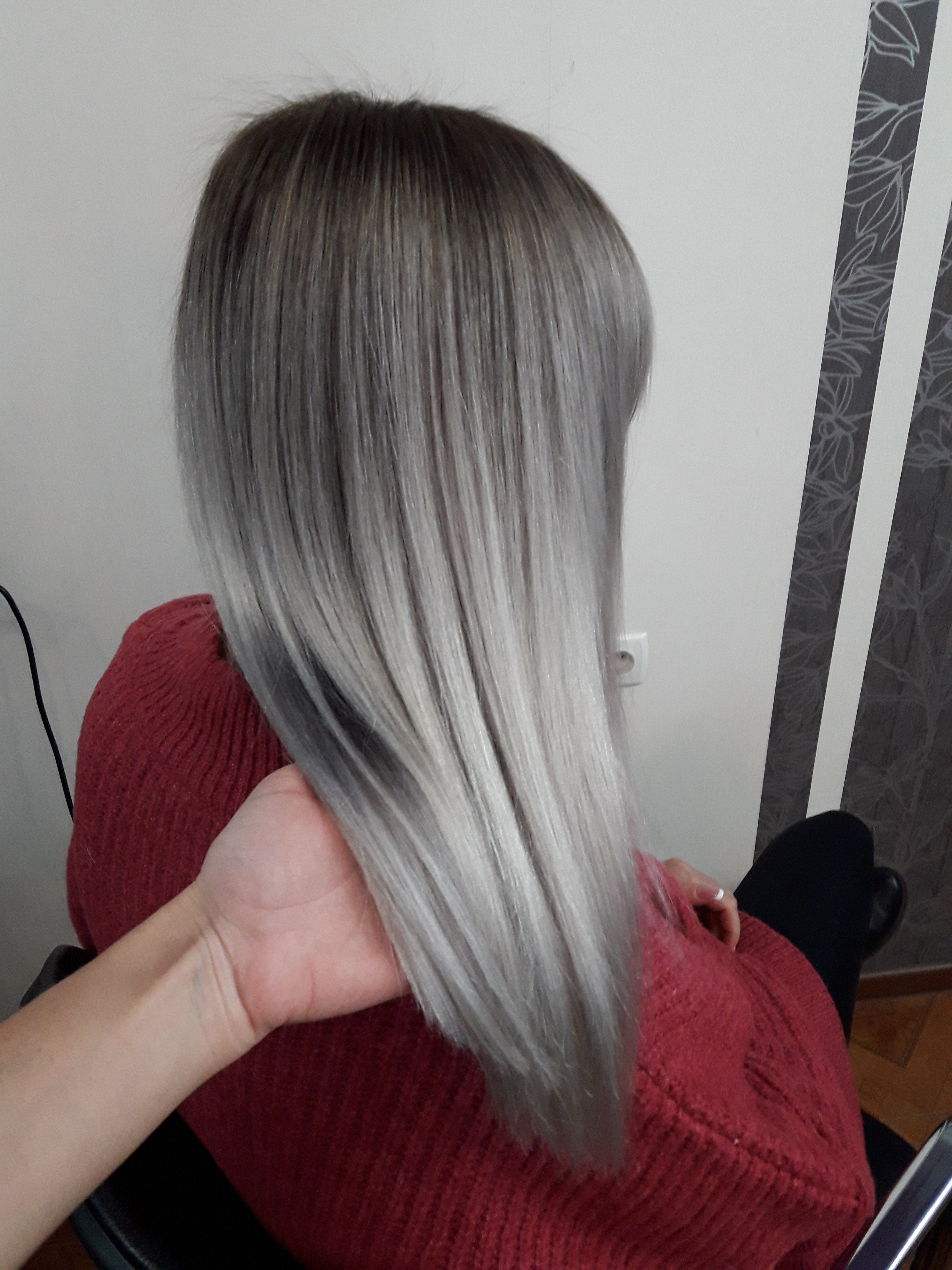 Блонд платиновий сріблястий, фото - Перукар-колорист Юлия Кучерявая