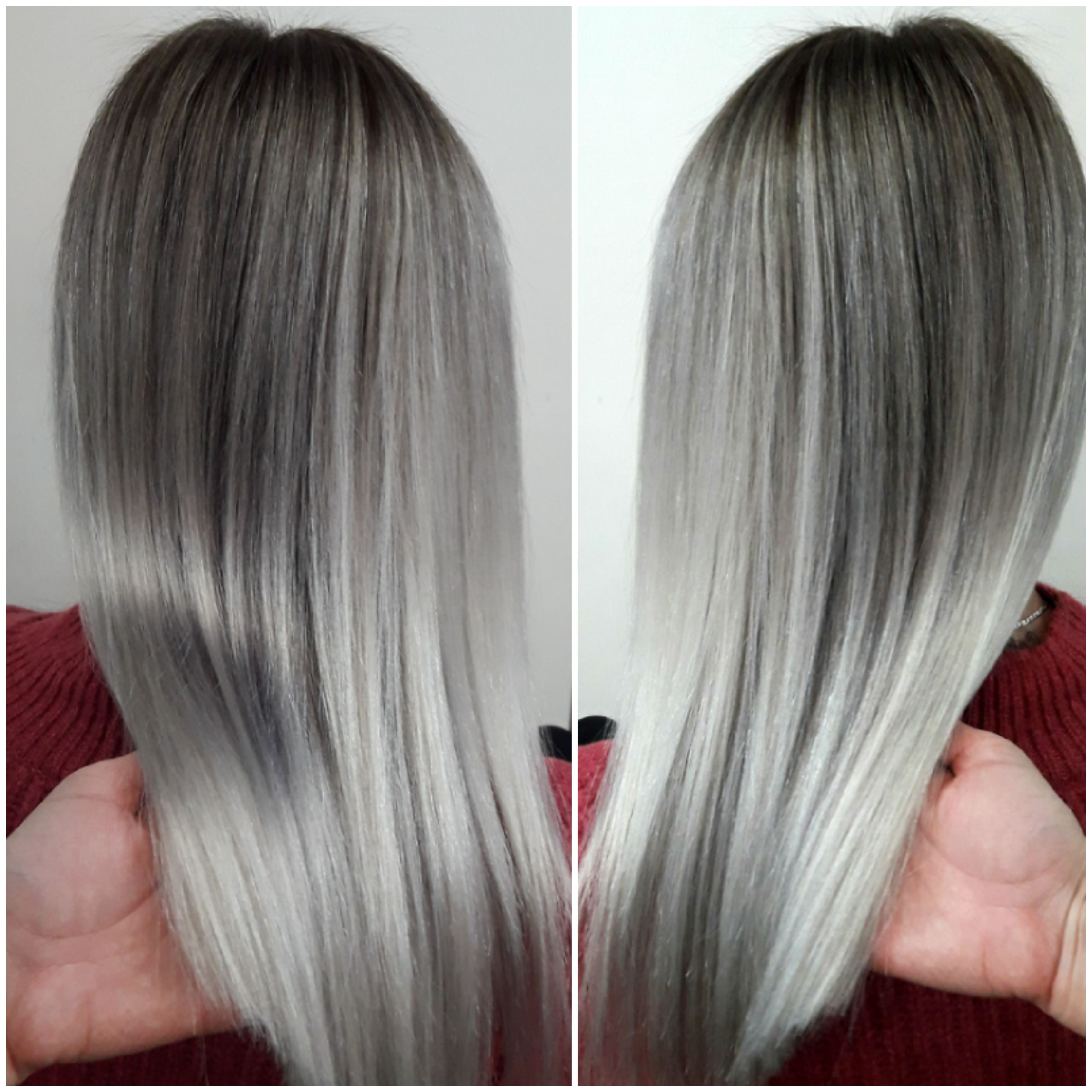 Фарбування деграде блонд платиновий, фото - Перукар-колорист Юлия Кучерявая