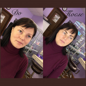 Коррекция бровей и долговременная укладка 