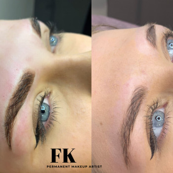 Татуаж брів, фото - Студія татуажу FK permanent
