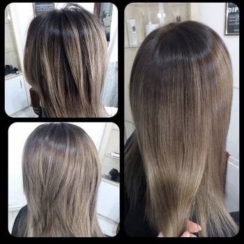 Придали блеск и напитали длину с помощью щадящего красителя!