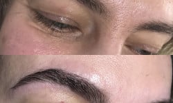 Коррекция и окрашивание бровей краской Бровіст Карина Рвачова Київ