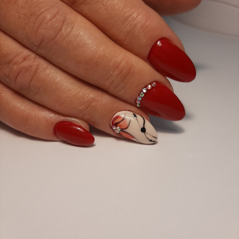 Маникюр+наращивание+гель лак+дизайн
Цена 550 грн, фото - Мастер маникюра Анна Дмитриева