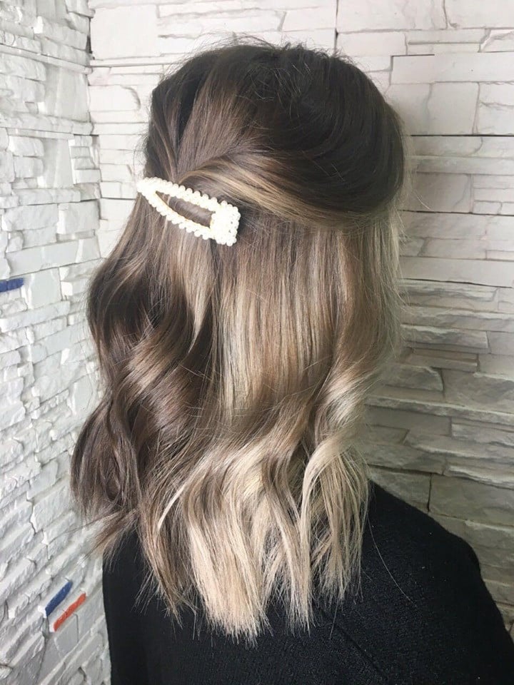 Фарбування сомбре камуфлювання сивини складне, фото - Салон краси Fargo