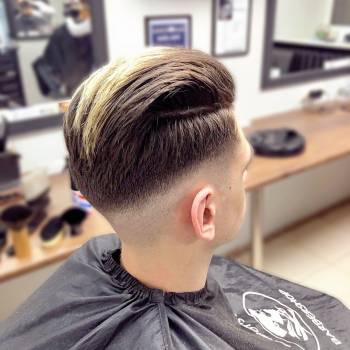 Мужская стрижка андеркат барбершоп, фото - Барбершоп Patriot’s Blade