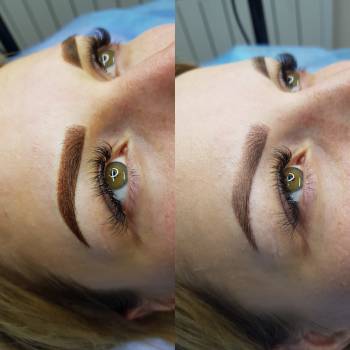 Пудрові брови