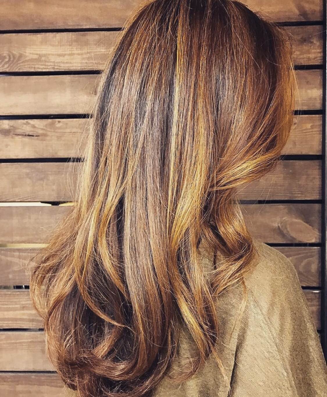 Балаяж растяжка цвета мелирование, фото - Парикмахер Юлия Курипко