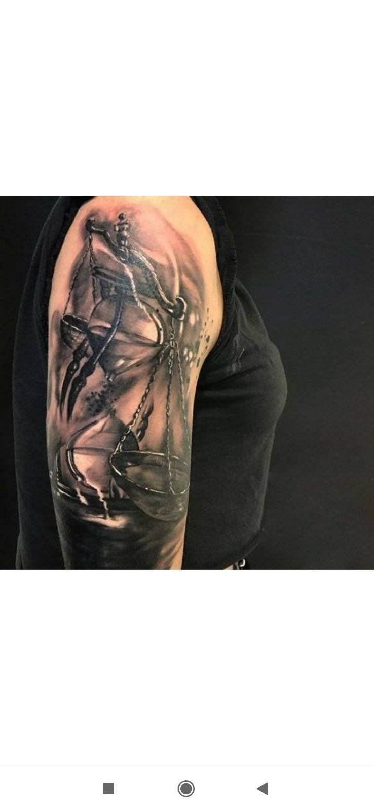 Мужские на плече реализм, фото -  Signum Tattoo Sumy
