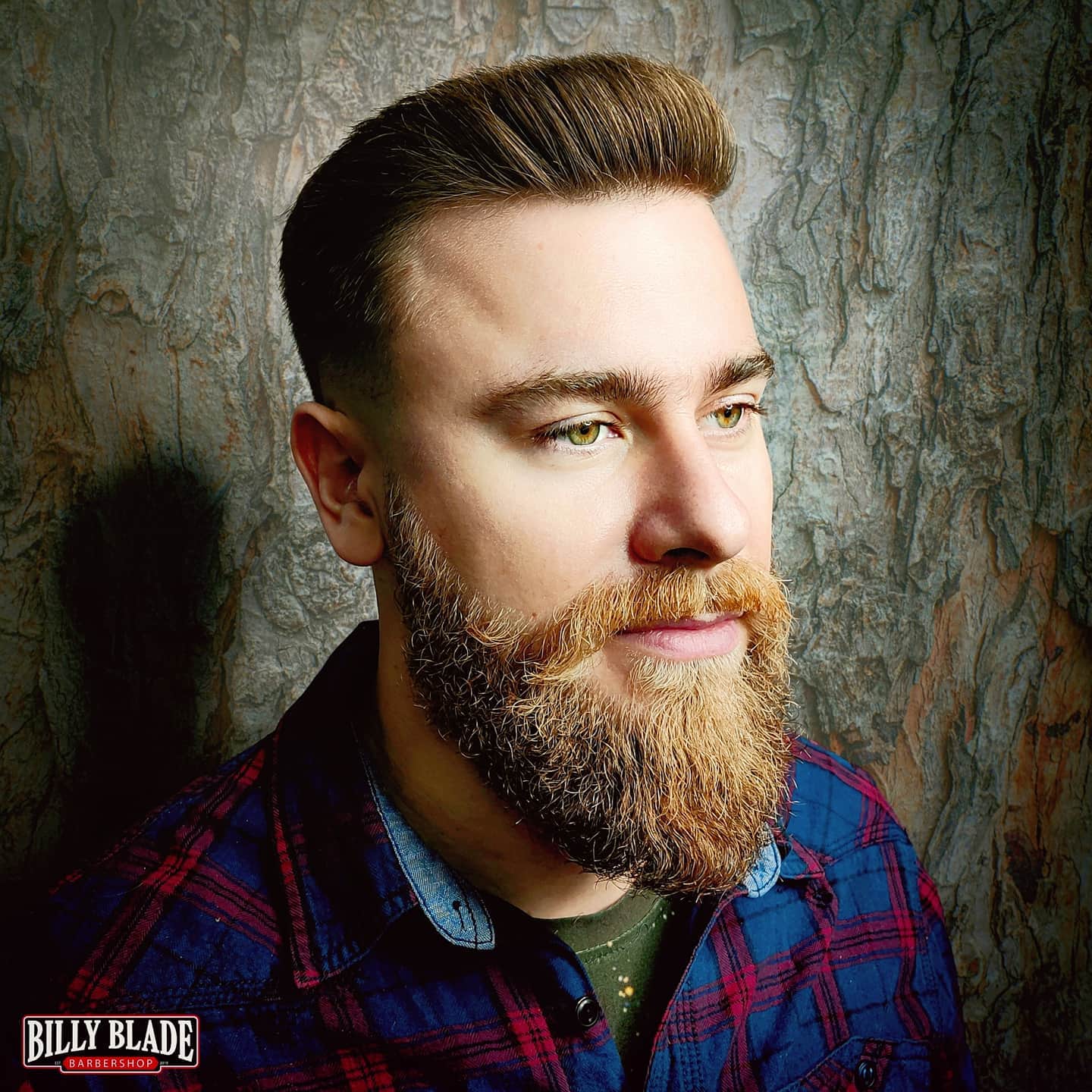 Мужская стрижка на короткие волосы фейд, фото -  Billy Blade Barbershop