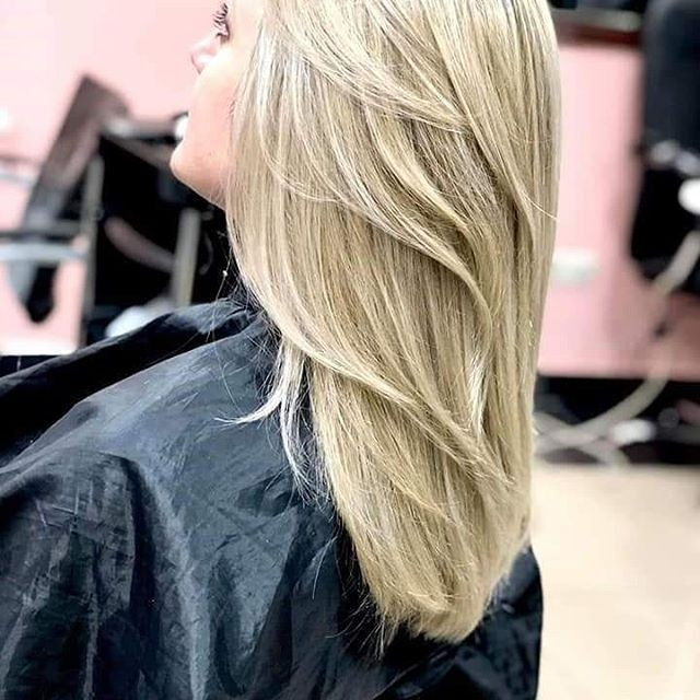 Стрижка каскад на длинные волосы женская, фото - Студия красоты Zazzy Look