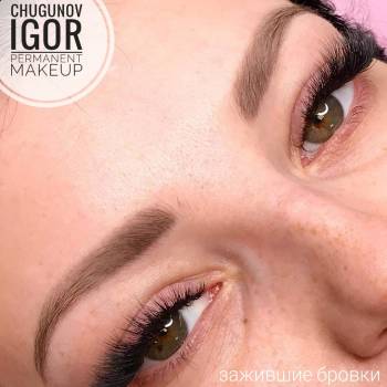 Пудрові брови