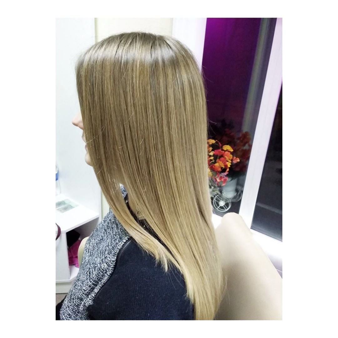 Стрижка на длинные волосы укладка волос балаяж, фото - Студия красоты The Beauty Room