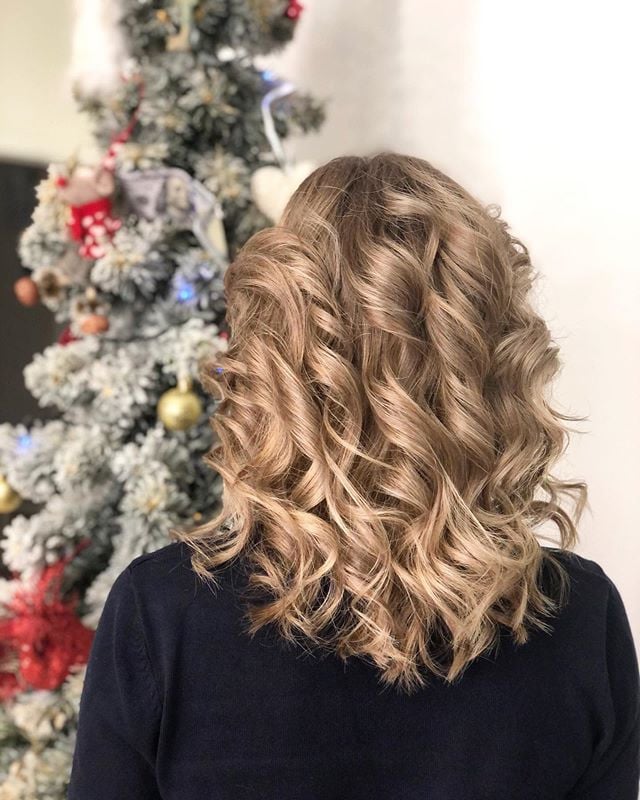 Стрижка на средние волосы до плеч укладка волос, фото - Студия красоты Boyko Beauty Home