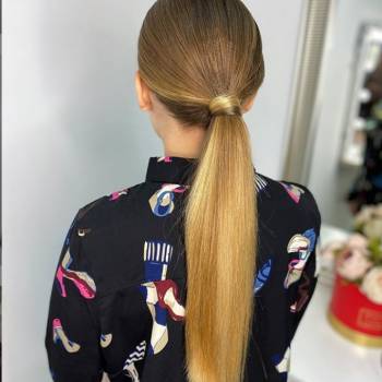 Новая любовь к таким хвостам???? Удобно, стильно и так красиво, фото - Парикмахер Оля Шаповалова