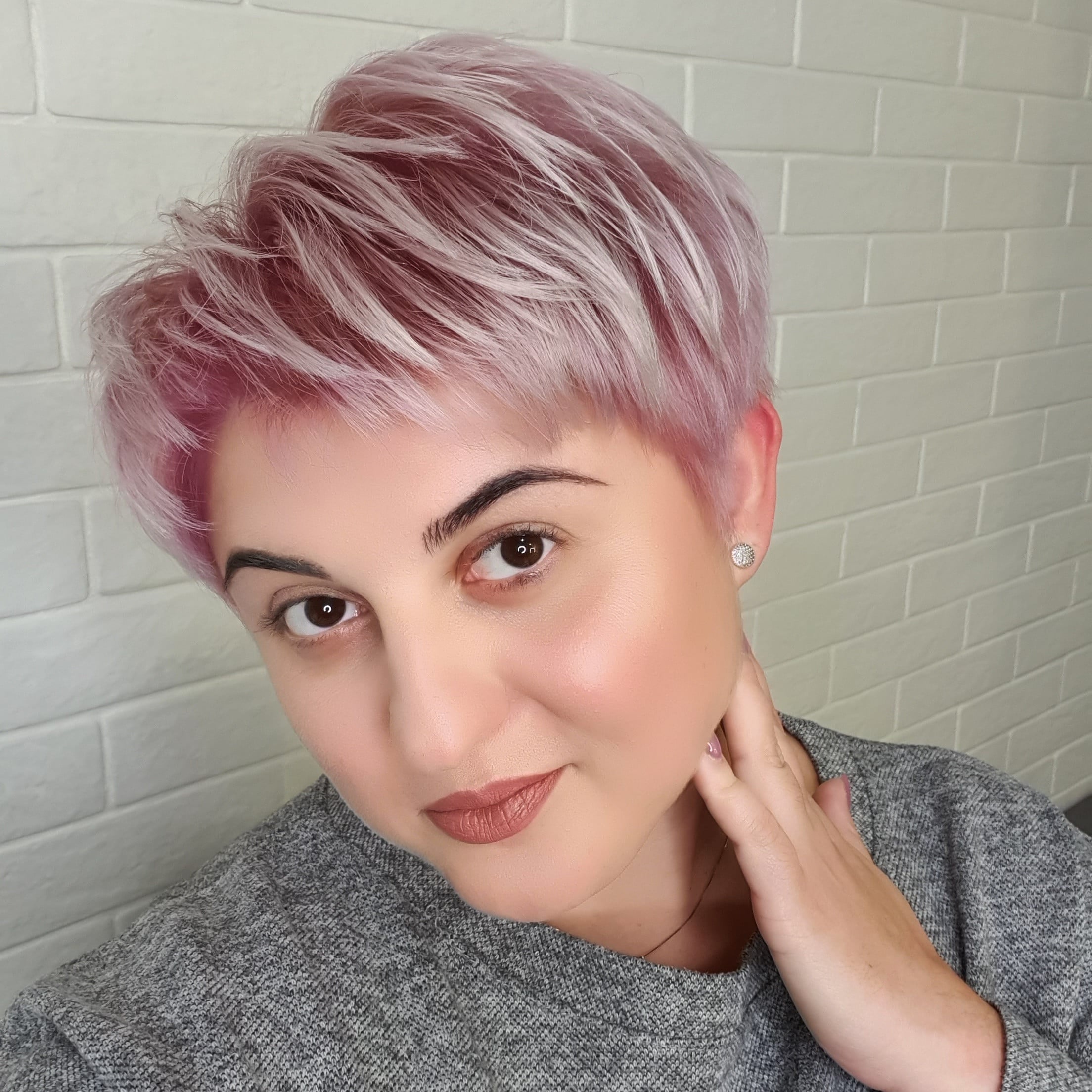 Сложное окрашивание блонд жемчужный, фото - Парикмахер Наталья Крушинская