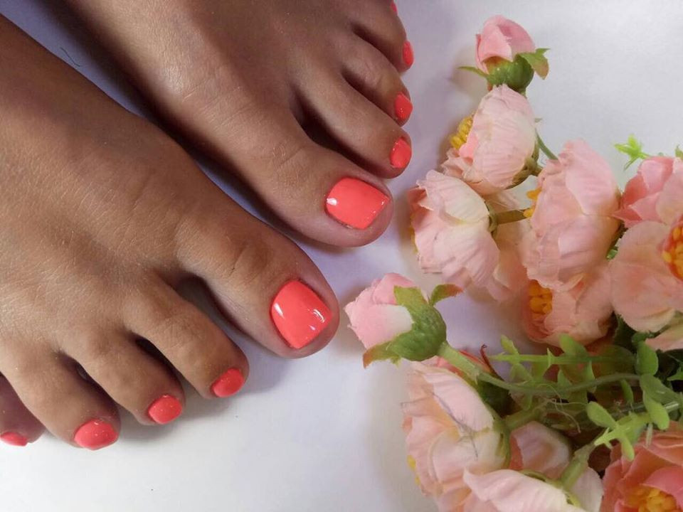 Педикюр красивый летний, фото -  Nails beauty place