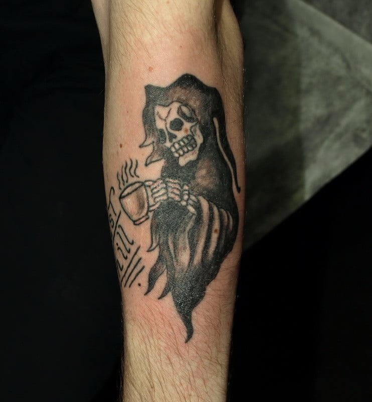 Для хлопців на руці передпліччі, фото - Тату салон Devil Tattoo Studio