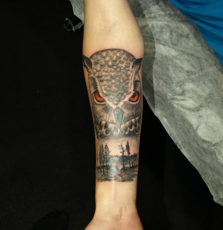 Для хлопців на руці передпліччі, фото - Тату салон Devil Tattoo Studio
