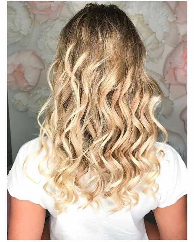 Стрижка на длинные волосы блонд балаяж, фото -  Make Up Grade