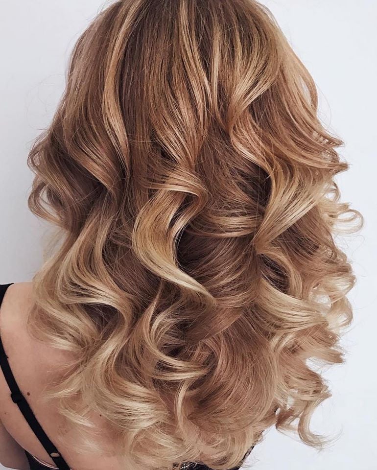 Окрашивание балаяж карамельный, фото -  HairDesing