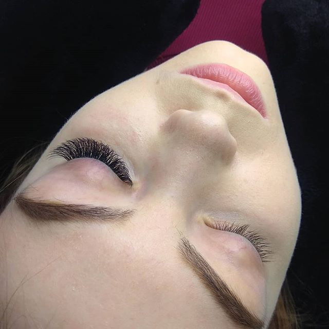 Наращивание ресниц 3д, фото - Студия красоты Verchini Beauty