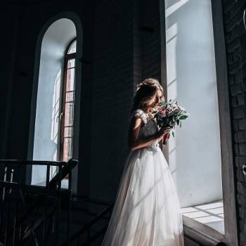 Весільна фотосесія біля вікна, фото - Фотограф Анна Артемьева