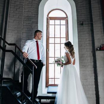 Весільна фотосесія біля вікна, фото - Фотограф Анна Артемьева