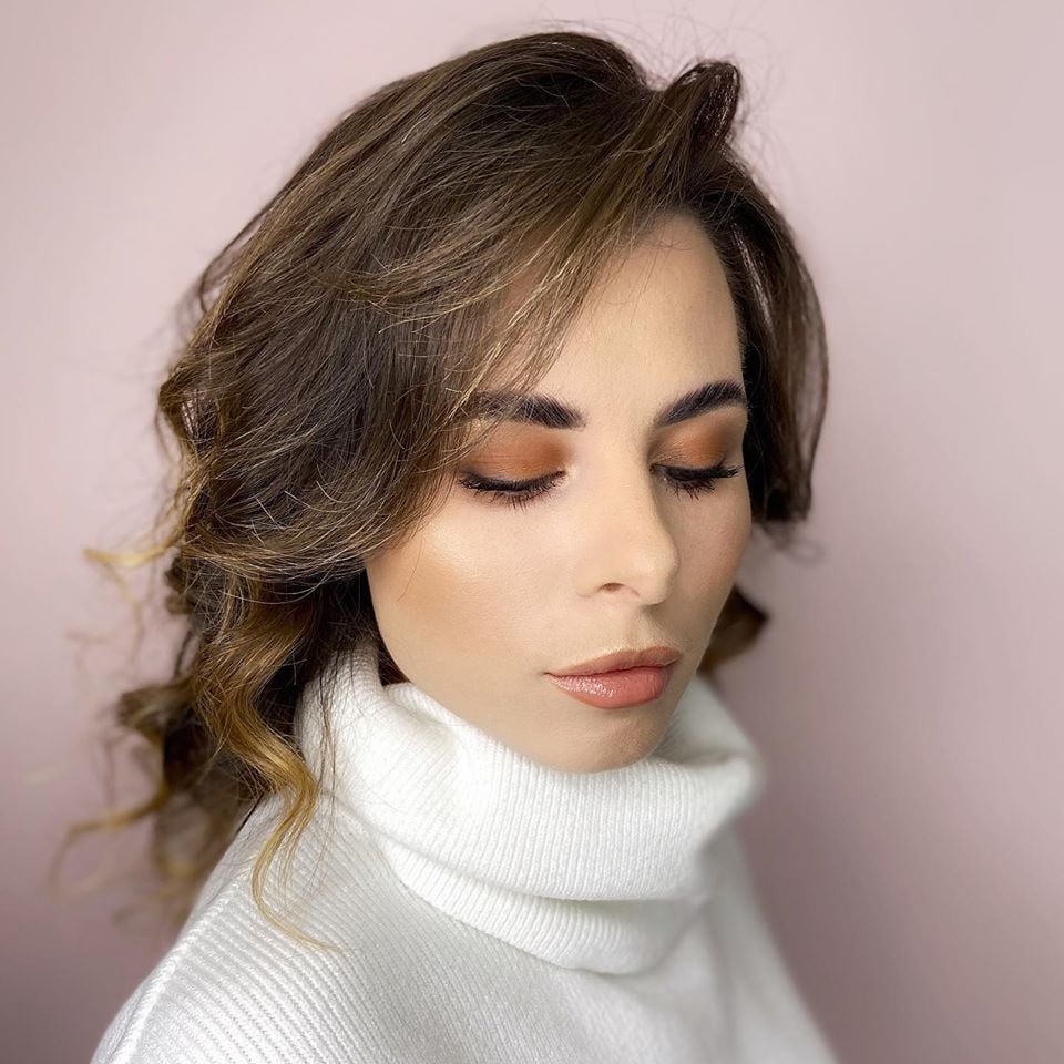 Макияж глаз нюдовый красивый, фото - Студия красоты Vata Beauty