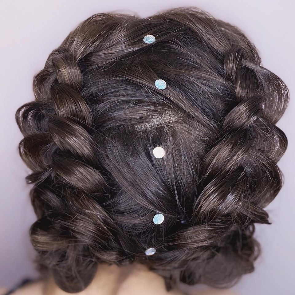 Укладка волос плетение косички, фото - Студия красоты Vata Beauty