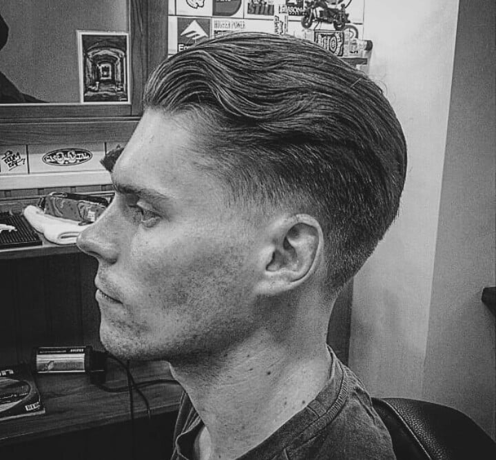 Taper fade, фото - Барбер Виталий Кузнецов