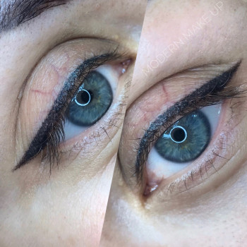 Перманентный макияж век
                    Студия татуажа MODERN MAKE UP Днепр