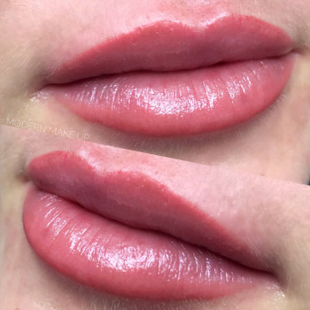 Татуаж губ перманентний макіяж збільшення, фото - Студія татуажу MODERN MAKE UP