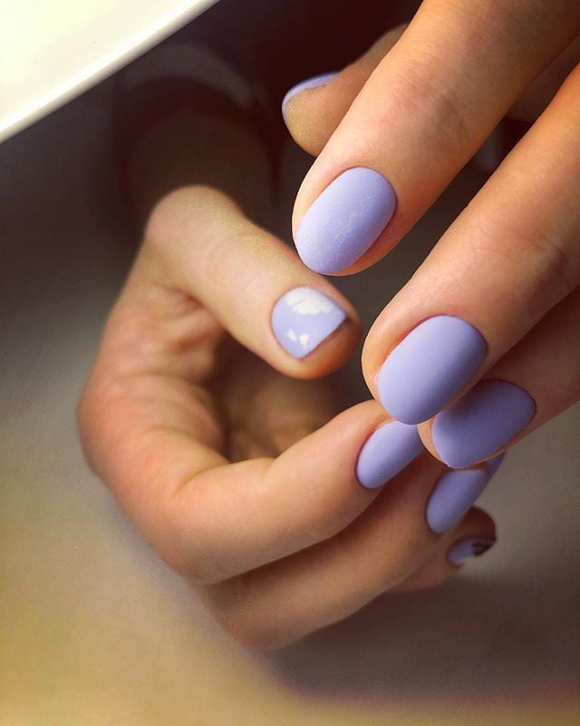Ніжний манікюр матовий у пастельних тонах, фото - Нігтьова студія Nailsflow