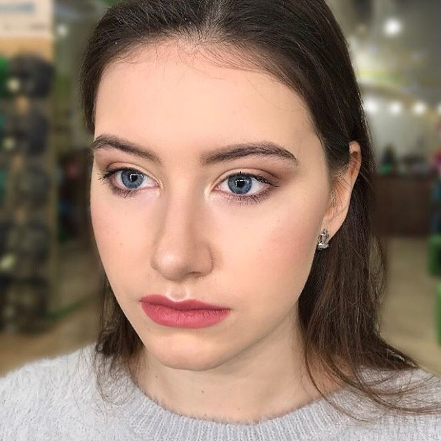 Легкий макияж глаз нежный, фото - Студия красоты Brow&Beauty Bar