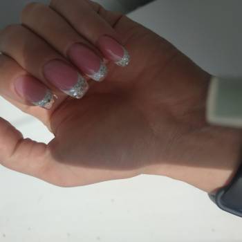 Френч с прозрачными кончиками