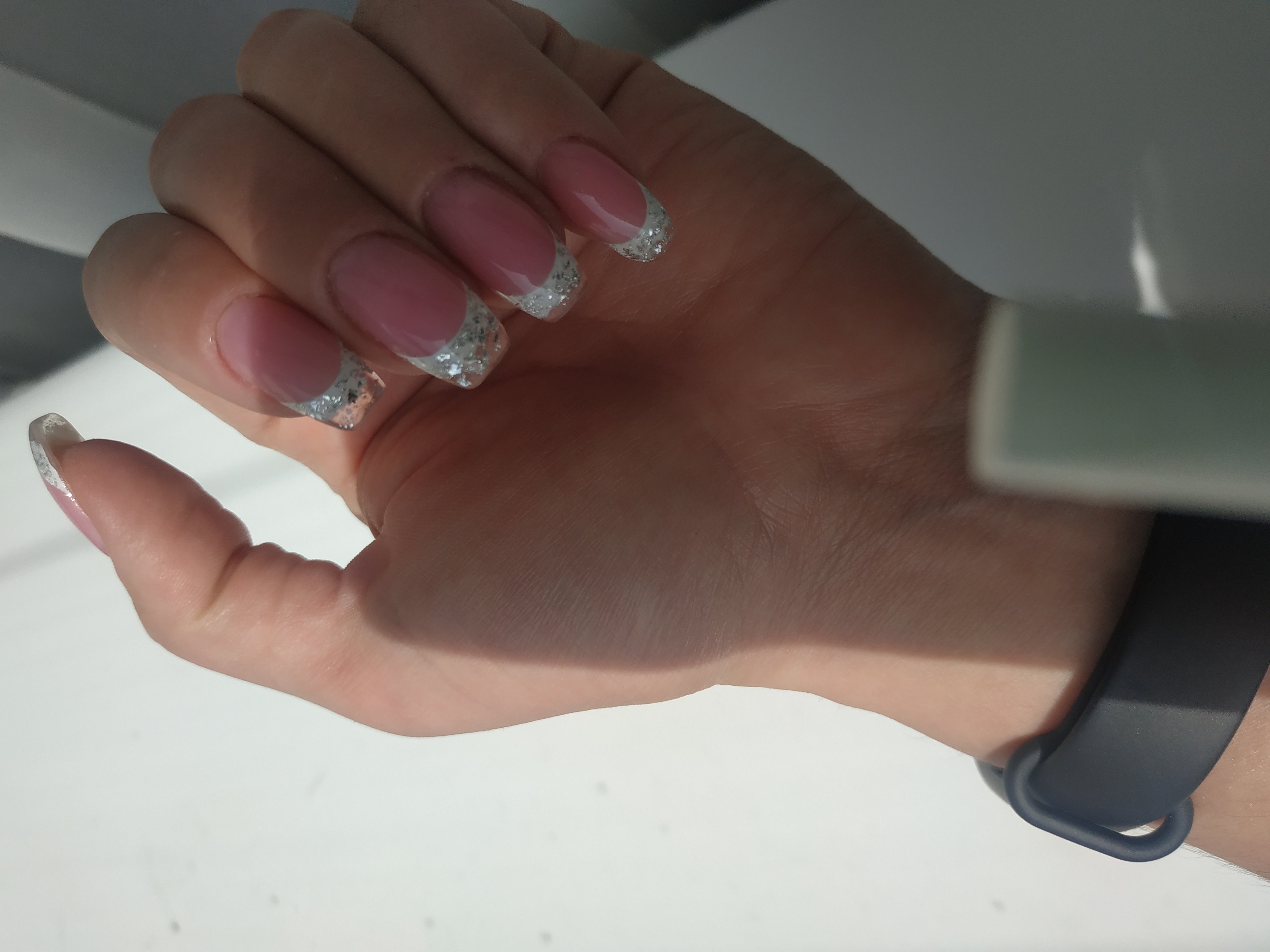 Френч с прозрачными кончиками, фото - Майстер манікюру Кристина Шаталова