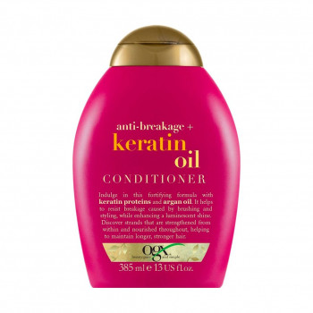 Кондиціонер OGX Anti-Breakage + Keratin Oil Conditioner проти ламкості волосся, з кератиновою олією, 385 мл